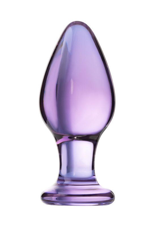 Изображение 2, Анальная втулка Sexus Glass, стекло, фиолетовая, 10 см, Ø 4 см, TFA-912014