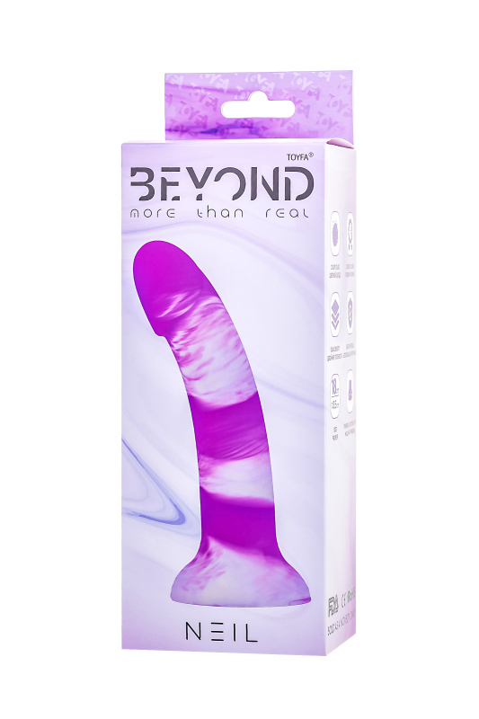 Изображение 6, Фаллоимитатор Beyond by Toyfa, Neil, силикон, фиолетовый, 18 см, TFA-872017
