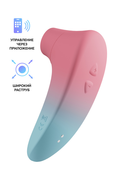 Изображение 1, Вакумно-волновой стимулятор клитора LOVENSE Tenera 2 PulseSense, силикон, розовый, TFA-LE-44