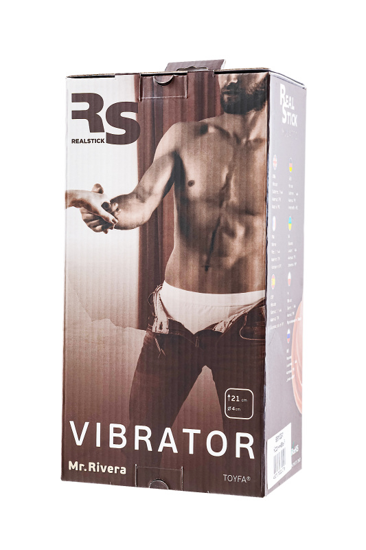 Изображение 18, Реалистичный вибратор RealStick Elite Mulatto, коричневый, 16 см, TFA-981102-1