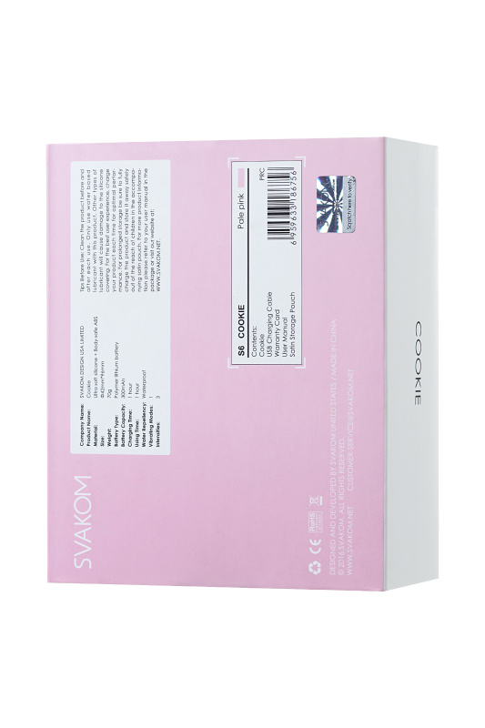 Изображение 10, Мини-вибратор Svakom Cookie, подвижные тентакли, розовый, 9,6 см, TFA-S6-PINK