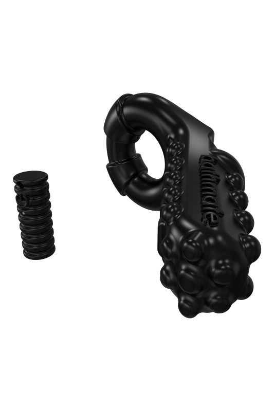 Изображение 2, Виброкольцо на пенис Bathmate Tickle, elastomex, черный, Ø5 см, TFA-BM-VR-TI