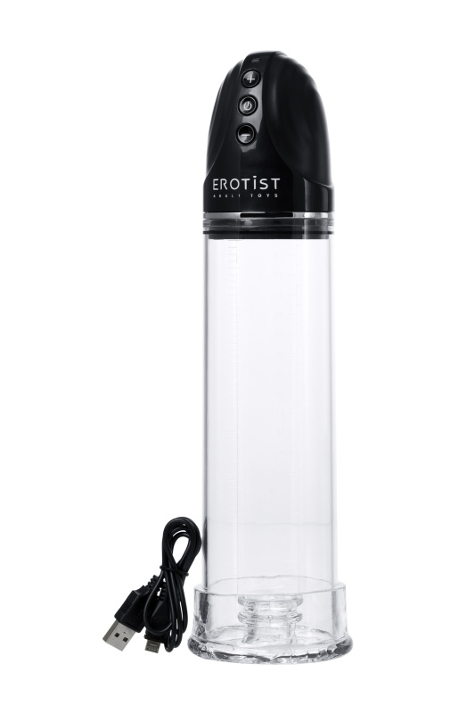 Изображение 4, Помпа для пениса Erotist Man up pump, ABS пластик, прозрачная, 30 см, TFA-548001