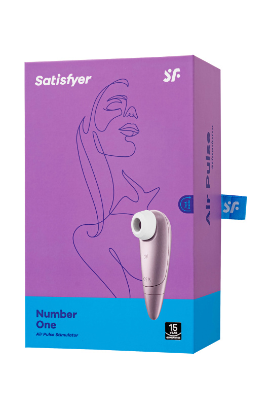 Изображение 9, Вакуум-волновой стимулятор клитора Satisfyer Number One, ABS пластик, розовый, 14,5 см, TFA-9015061