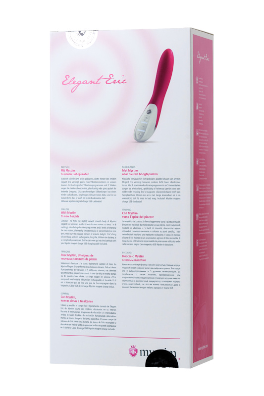 Изображение 10, Вибратор Mystim Elegant Eric силиконовый, розовый, 27 см, TFA-46800