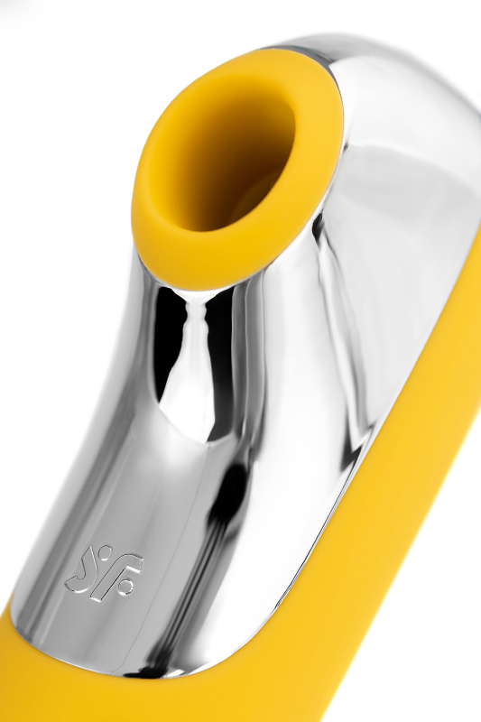 Изображение 14, Вакуум-волновой бесконтактный стимулятор клитора Satisfyer Dual Love, силикон, жёлтый, 16 см., TFA-J2018-99-1