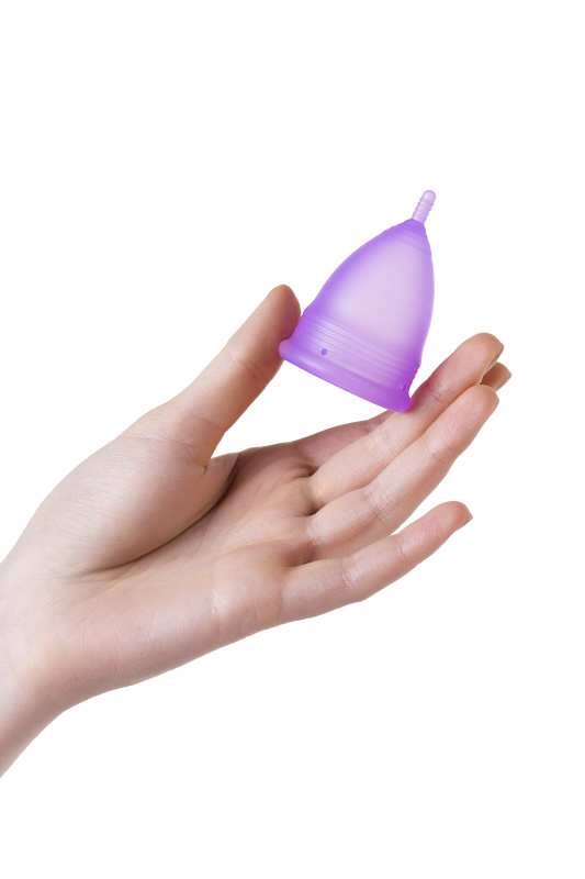 Изображение 4, Гигиеническая менструальная чаша Eromantica, силикон, фиолетовая, S, FER-210339