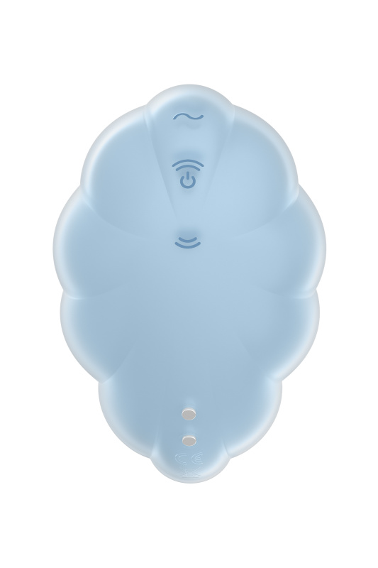 Изображение 3, Вакуумный стимулятор клитора Satisfyer Cloud Dancer, силикон, голубой, 9 см, TFA-J2018-275-2