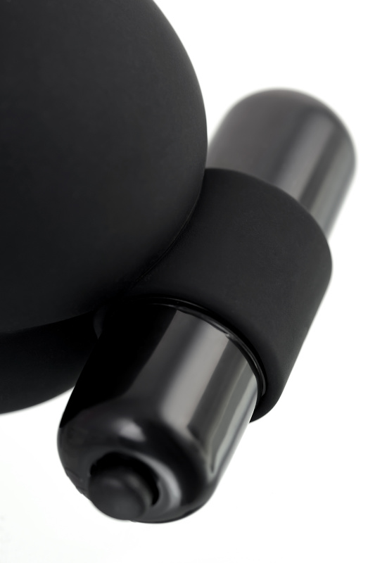 Изображение 10, Чехол для мошонки Erotist Attraction с эрекционным кольцом и вибрацией, силикон, черный, 6,5 см, TFA-548005