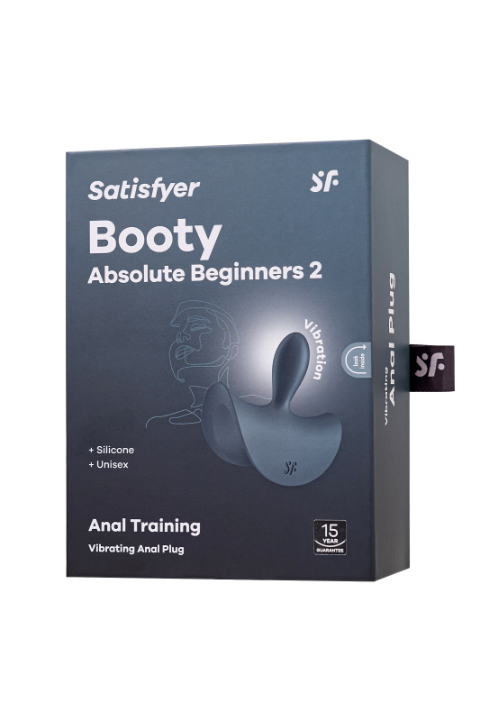 Изображение 8, Анальная вибровтулка Satisfyer Booty Absolute Beginners 2, серый, 3,5 см, TFA-4045030