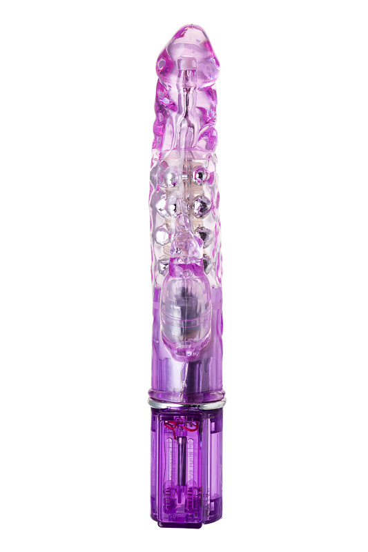 Изображение 3, Вибратор с клиторальным стимулятором TOYFA A-Toys High-Tech fantasy, TPE, фиолетовый, 26,5 см, TFA-761035
