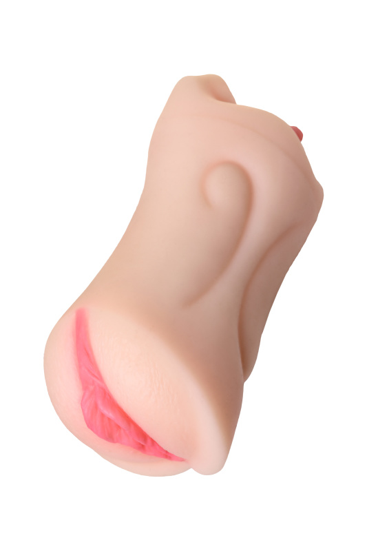 Изображение 2, Мастурбатор реалистичный TOYFA Juicy Pussy Fruity Tongue, рот и вагина, TPE, телесный,19 см, TFA-893019