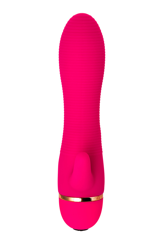 Изображение 4, Вибратор TOYFA A-Toys с клиторальным стимулятором, силикон, розовый, 15 см, TFA-761024