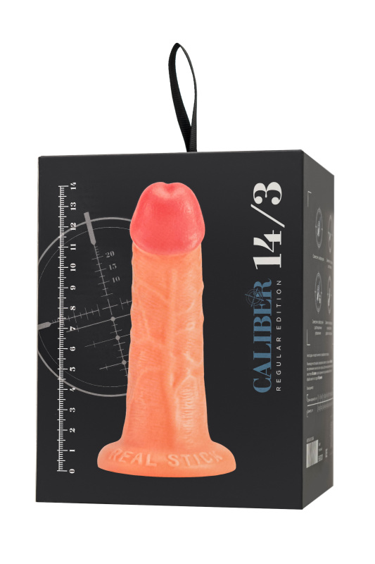 Изображение 11, Фаллоимитатор реалистичный, RealStick CALIBER, 14 см, Ø3, TFA-983001