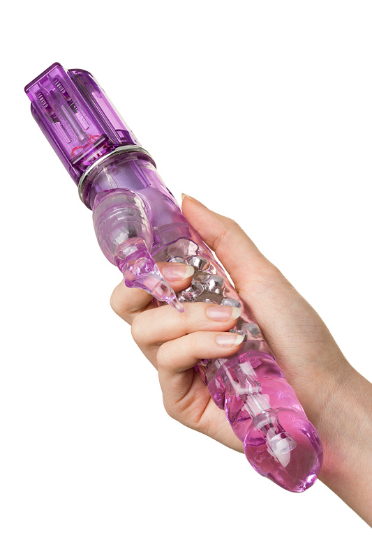 Изображение 9, Вибратор с клиторальным стимулятором TOYFA A-Toys High-Tech fantasy, TPE, фиолетовый, 26,5 см, TFA-761035