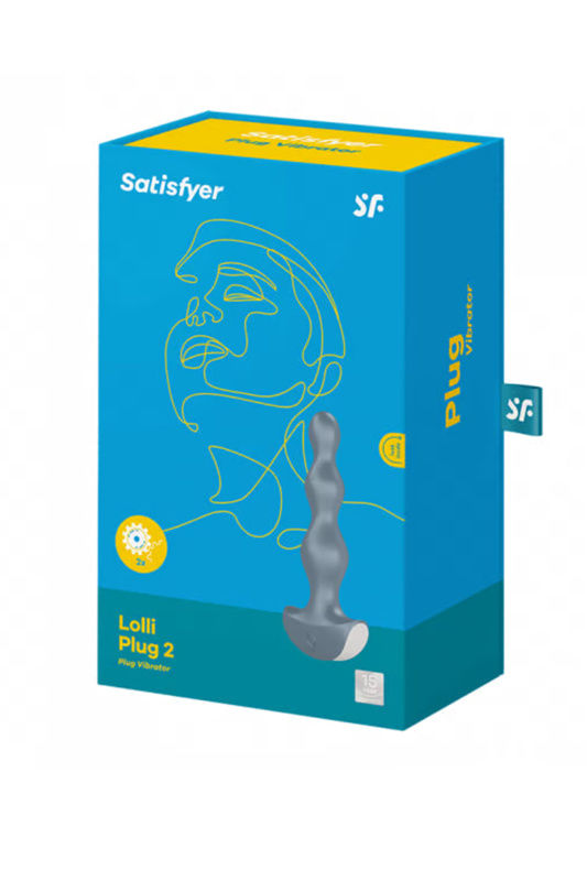 Изображение 3, Анальная виброелочка Satisfyer Lolli Plug 2, силикон, серый, 11 см, TFA-4003269 Изображение 3, Анальная виброелочка Satisfyer Lolli Plug 2, силикон, серый, 11 см, TFA-4003269