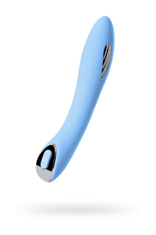 Изображение 1, Вибратор с электростимуляцией PHYSICS TESLA G-POINT, силикон, голубой, 21 см, TFA-796004