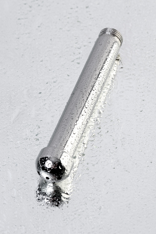 Изображение 9, Анальный душ с тремя насадками, TOYFA Metal, металл, серебряная, 13 см, TFA-717113
