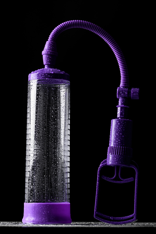 Изображение 16, Помпа для пениса Sexus Men Erection, вакуумная, механическая, ABS пластик, прозрачная, 23 см, TFA-709004-4