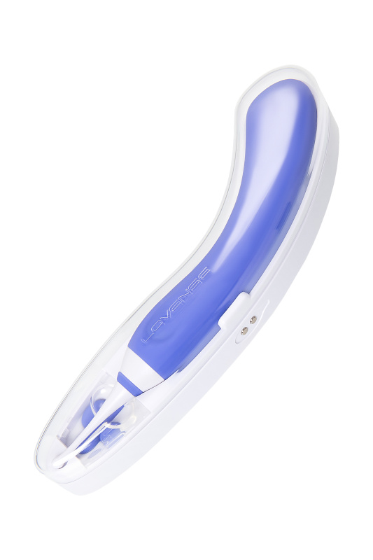 Изображение 7, Вибратор LOVENSE Hyphy с клиторальным стимулятором, силикон, фиолетовый, 21,6 см, TFA-LE-15