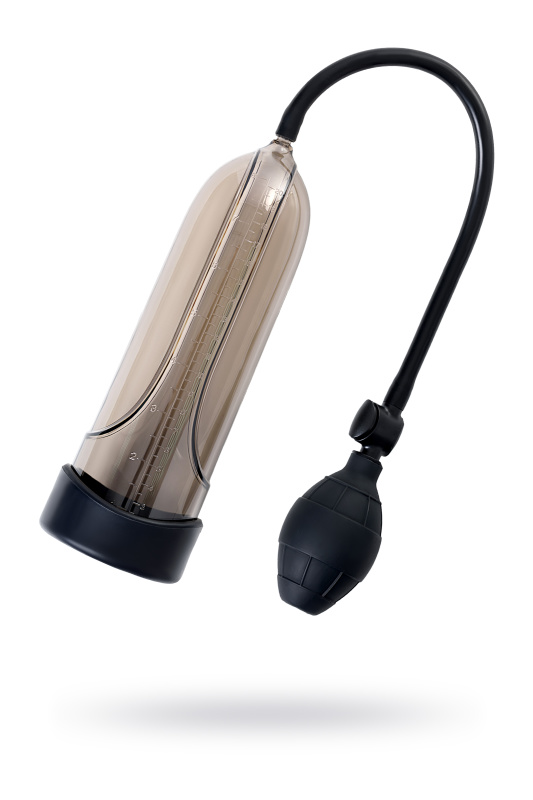 Изображение 1, Помпа для пениса Sexus Men Training, вакуумная, механическая, ABS пластик, черный, 25 см, TFA-709008
