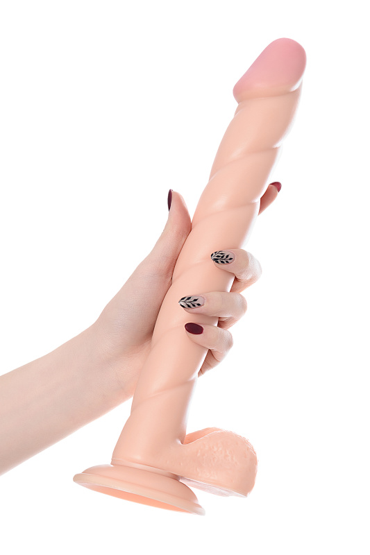 Изображение 7, Реалистичный фаллоимитатор TOYFA RealStick Nude, PVC, телесный, 31,5 см, TFA-582014