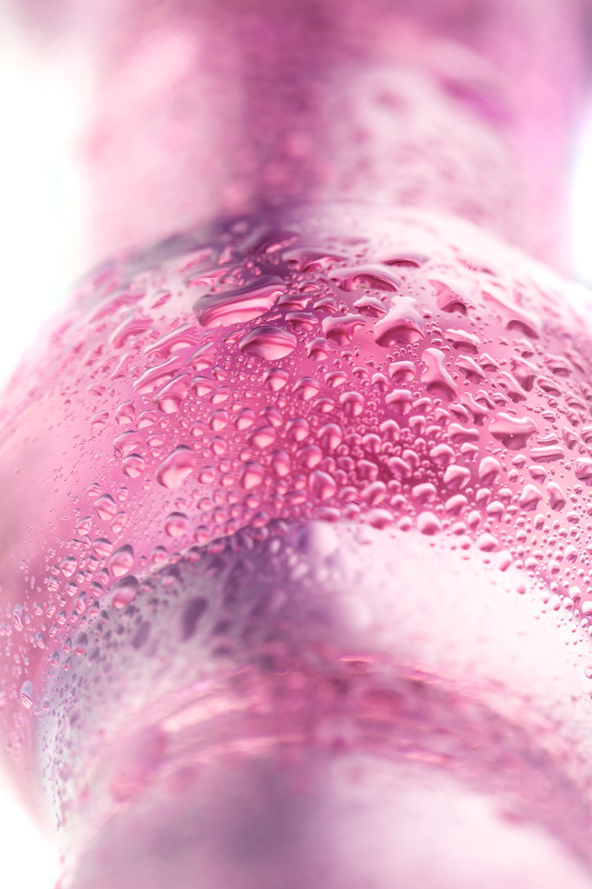 Изображение 5, Двусторонний фаллоимитатор Sexus Glass, стекло, розовый, 18 см, TFA-912129
