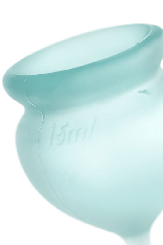 Изображение 11, Менструальная чаша Satisfyer Feel Good, 2 шт в наборе, силикон, зеленый, FER-J1763-1