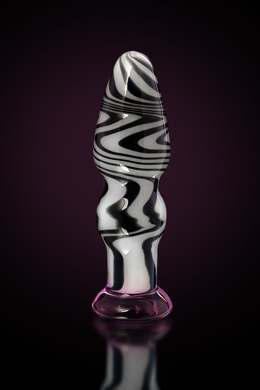 Изображение 8, Анальная втулка Sexus Glass, стекло, белый, 12,5 см, Ø 3,5 см, TFA-912248