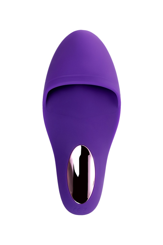 Изображение 3, Клиторальный стимулятор - насадка JOS Swizzy, силикон, фиолетовый, 12 см, TFA-782031