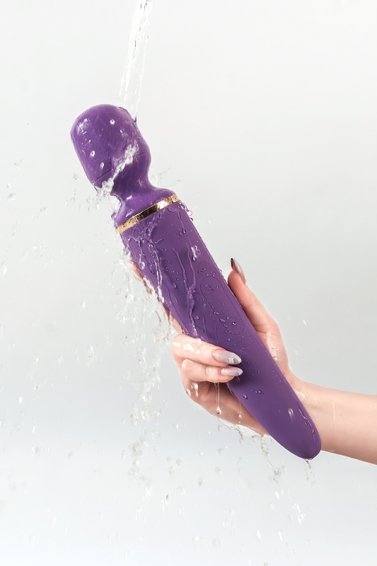 Изображение 7, Нереалистичный вибратор Satisfyer Woman Wand, ABS пластик, фиолетовый, 34 см., TFA-J2018-47-3