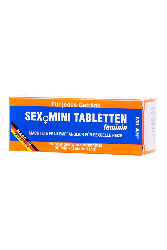 Изображение 3, Таблетки возбуждающие Milan Sex Mini Tabletten feminin для женщин, 30 шт., WBAD-07