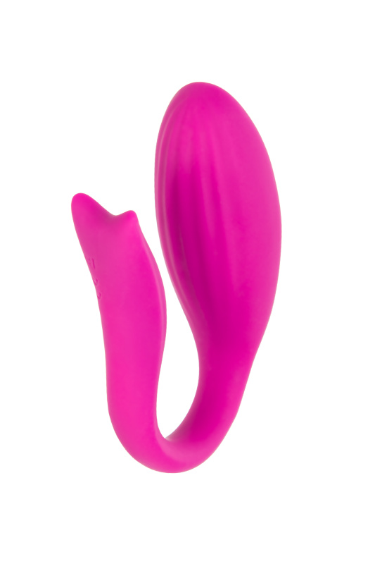 Изображение 8, Вибратор для пар A-TOYS Dolphy, силикон, розовый, 9,6 см, TFA-767001