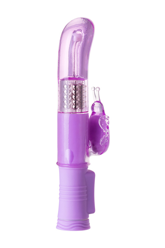 Изображение 4, Вибратор с клиторальным стимулятором TOYFA A-Toys High-Tech fantasy, TPE, фиолетовый, 22,4 см, TFA-761032