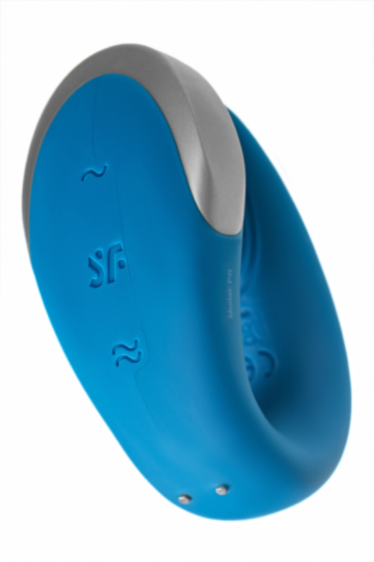 Изображение 18, Многофункциональный стимулятор для пар Satisfyer Partner Double Love, силикон, синий, 9 см, TFA-J2008-17-3