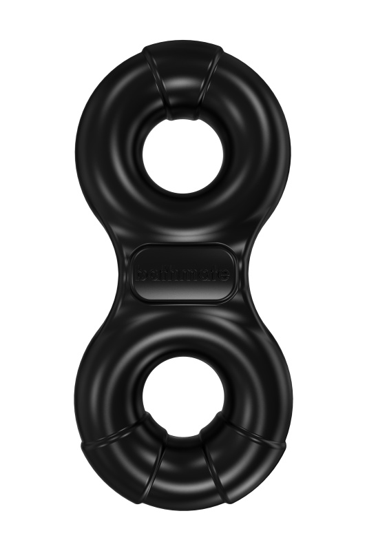 Изображение 3, Виброкольцо на пенис Bathmate Eight, elastomex, черное, Ø4-5 см, TFA-BM-VR-EG