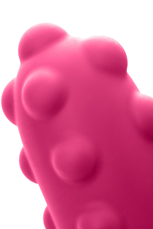 Изображение 14, Вибратор с клиторальным стимулятором KOKOS SMON, силикон, розовый, 23 см, TFA-SMON-01-Pink