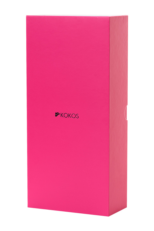 Изображение 8, Вибратор с клиторальным стимулятором KOKOS SMON, силикон, розовый, 23 см, TFA-SMON-01-Pink