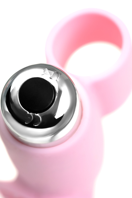 Изображение 10, Вибронасадка на палец JOS TWITY для прелюдии, силикон, розовая, 10,2 см, TFA-782006