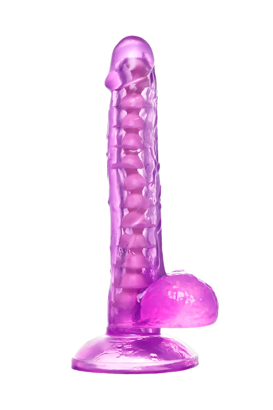 Изображение 2, Реалистичный фаллоимитатор A-Toys by TOYFA Celiam, TPE, фиолетовый, 20,5 см, TFA-762011