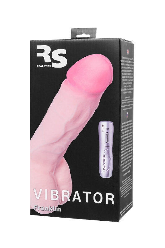 Изображение 7, Реалистичный вибратор RealStick Elite Franklin, TPR, телесный, 24 см, TFA-981003-1