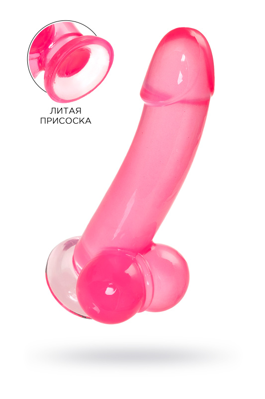Изображение 1, Реалистичный фаллоимитатор A-Toys by TOYFA Fush, TPE, розовый, 18 см, TFA-762006