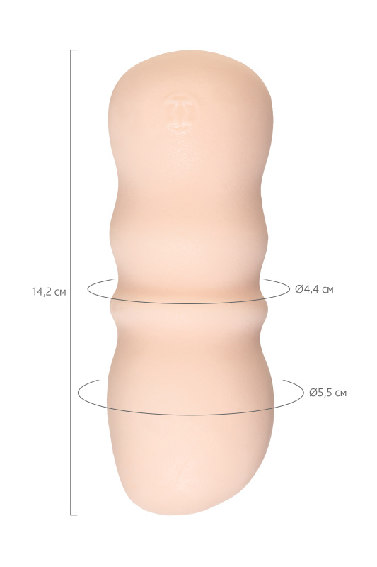 Изображение 12, Мастурбатор нереалистичный MensMax FEEL EVE, TPE, бежевый, 14,2 см, TFA-MM-46