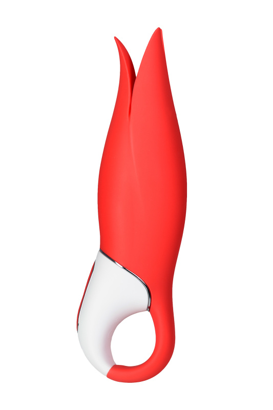Изображение 3, Нереалистичный вибратор Satisfyer Vibes Power Flower, силикон, красный, 18,8 см., TFA-EE73-837-0418