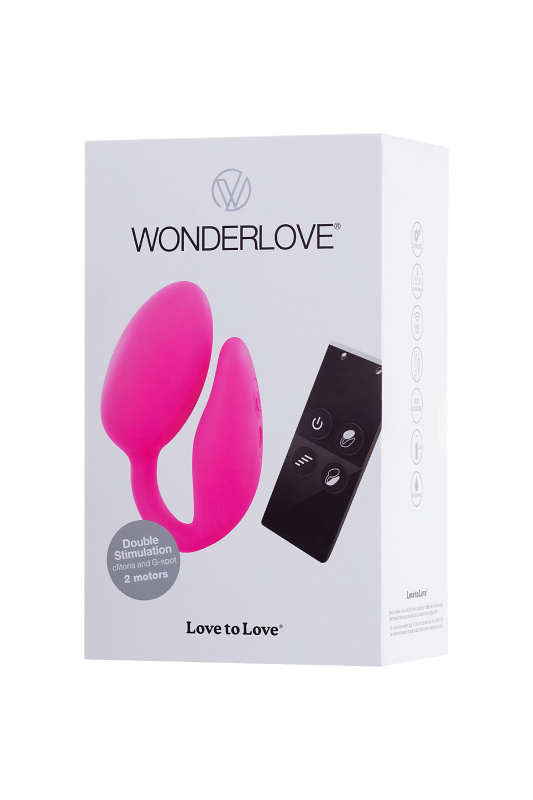Изображение 9, Многофункциональный стимулятор Love to Love Wonderlove, силикон, розовый, 10 см., TFA-6031353