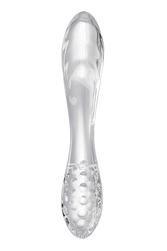 Изображение 4, Двусторонний фаллоимитатор Satisfyer Dazzling Crystal 1, стекло, прозрачный, 18,5 см, TFA-4045658