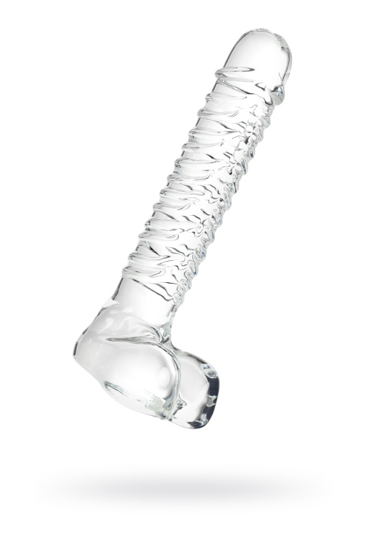 Нереалистичный фаллоимитатор Sexus Glass, стекло, прозрачный, 21 см, TFA-912297