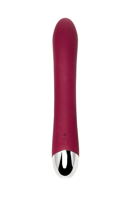 Изображение 3, Вибратор с клиторальным стимулятором L'EROINA by TOYFA Sangra, силикон, бордовый, 20,5 см, TFA-561025