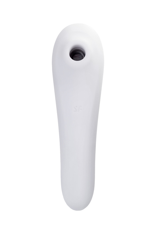 Изображение 2, Вакуум-волновой бесконтактный стимулятор клитора Satisfyer Dual Pleasure, силикон, белый, 17,9 см., TFA-J2018-101-1