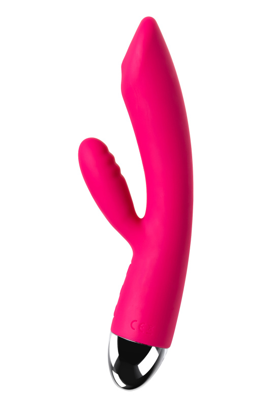 Изображение 3, Вибратор Svakom Trysta с подвижным шариком для точки G, силикон, розовый, 18,6 см, TFA-STG-01-PMR